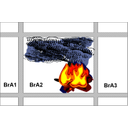 Principle: fire zones (BRA) within the building/Zonas de fuego (BRA) dentro del edificio: Principio/Principas: gaisro zonos (BRA) pastato viduje/Principe: brandzones (BRA) binnen het gebouw/İlke: bina içinde yangın bölgeleri (BRA) Bild anzeigen